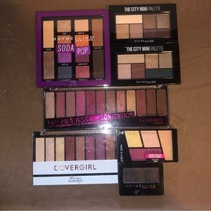 Drugstore eyeshadow palette bundle